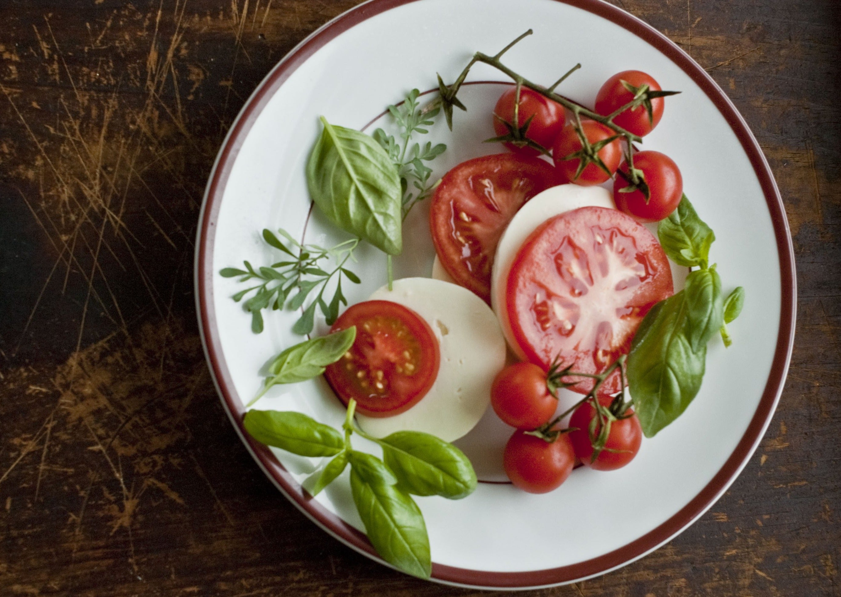 Classic Mozzarella served
