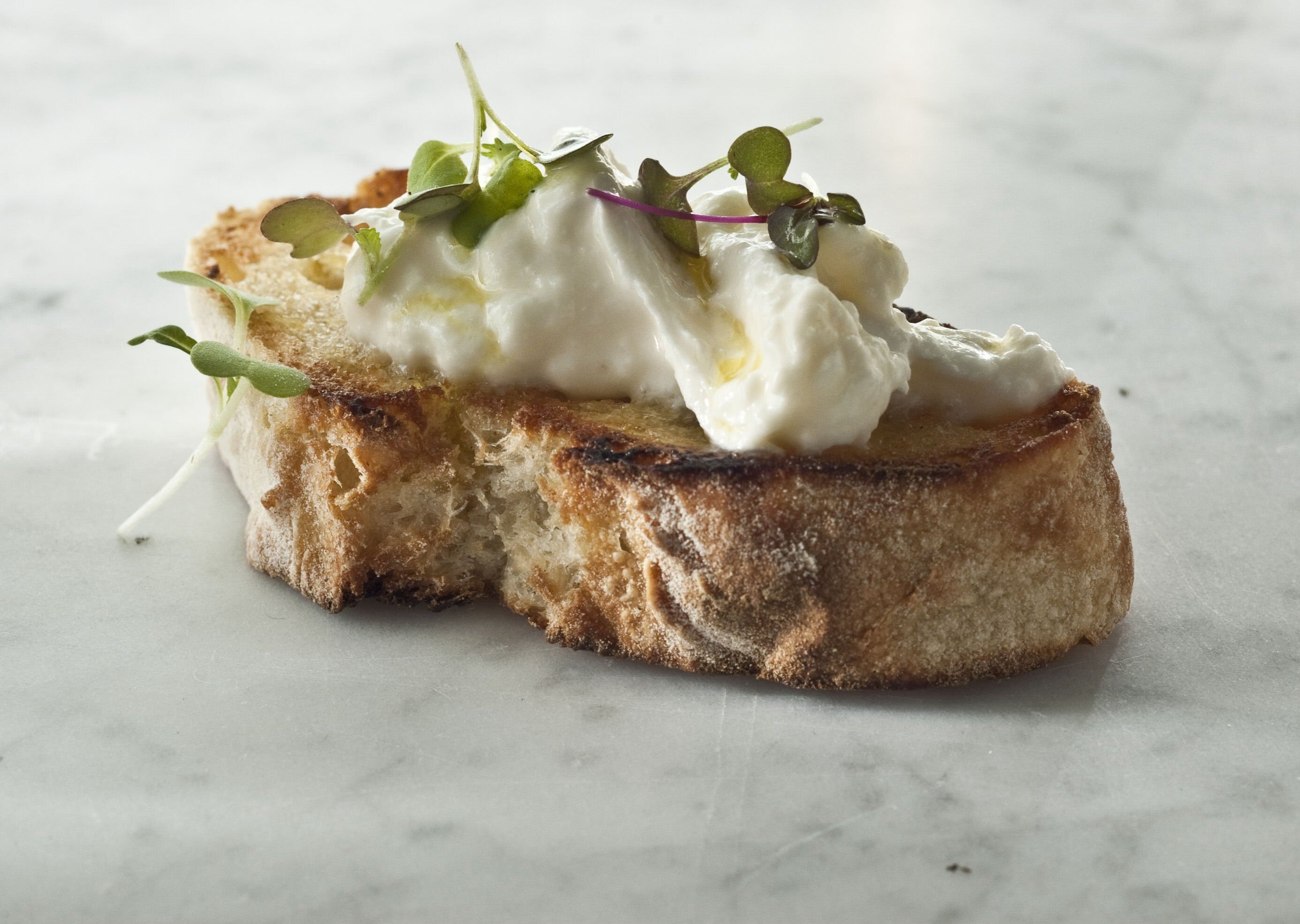 Stracciatella served
